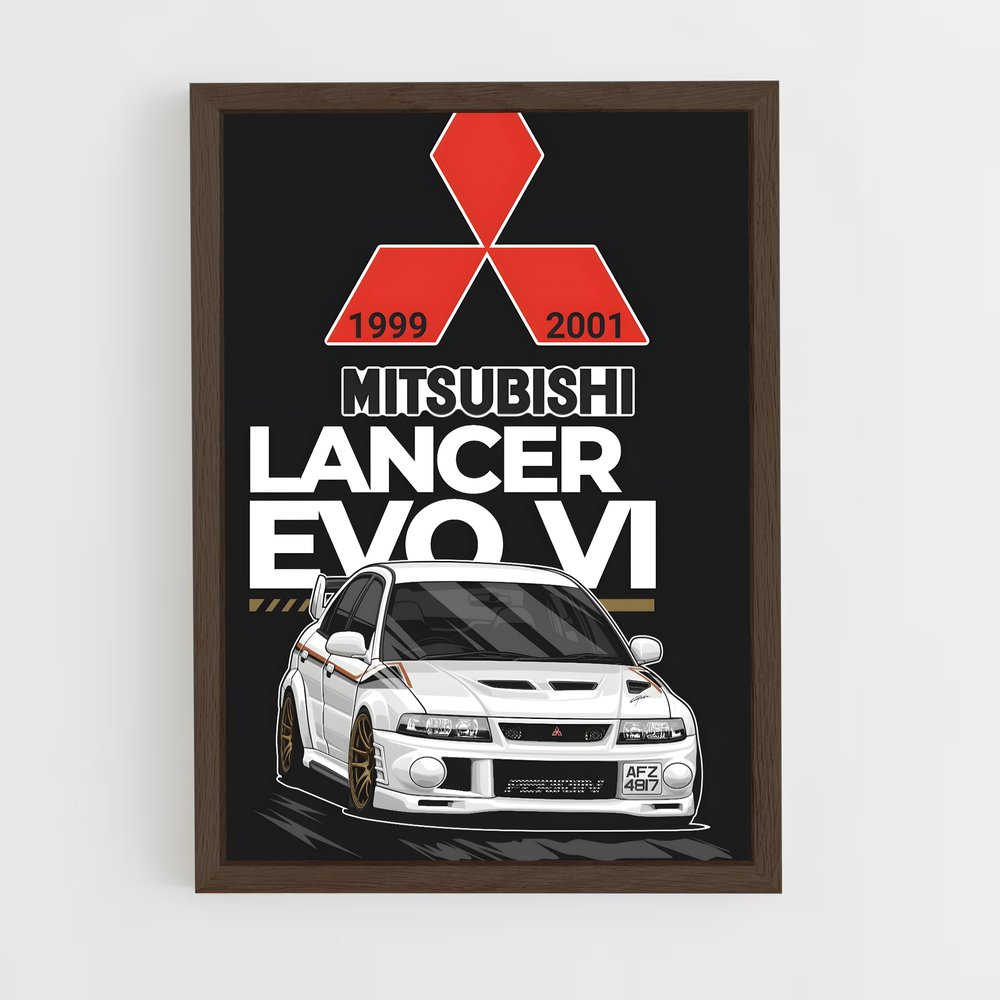 Poster Lancer Évolution – affiche Mitsubishi (vue 5)